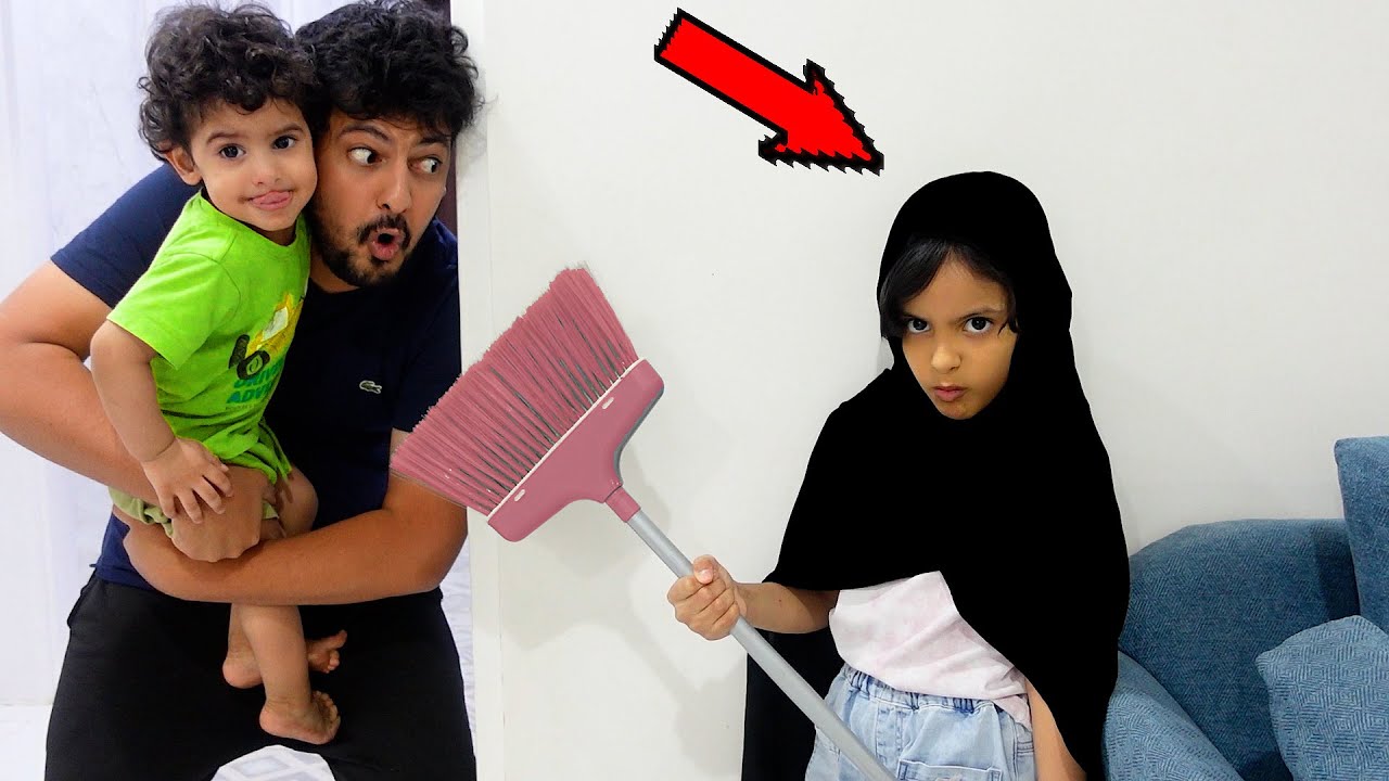 سارة صارت شغالة ومربية لحمودي وعصبت علينا والسبب !!