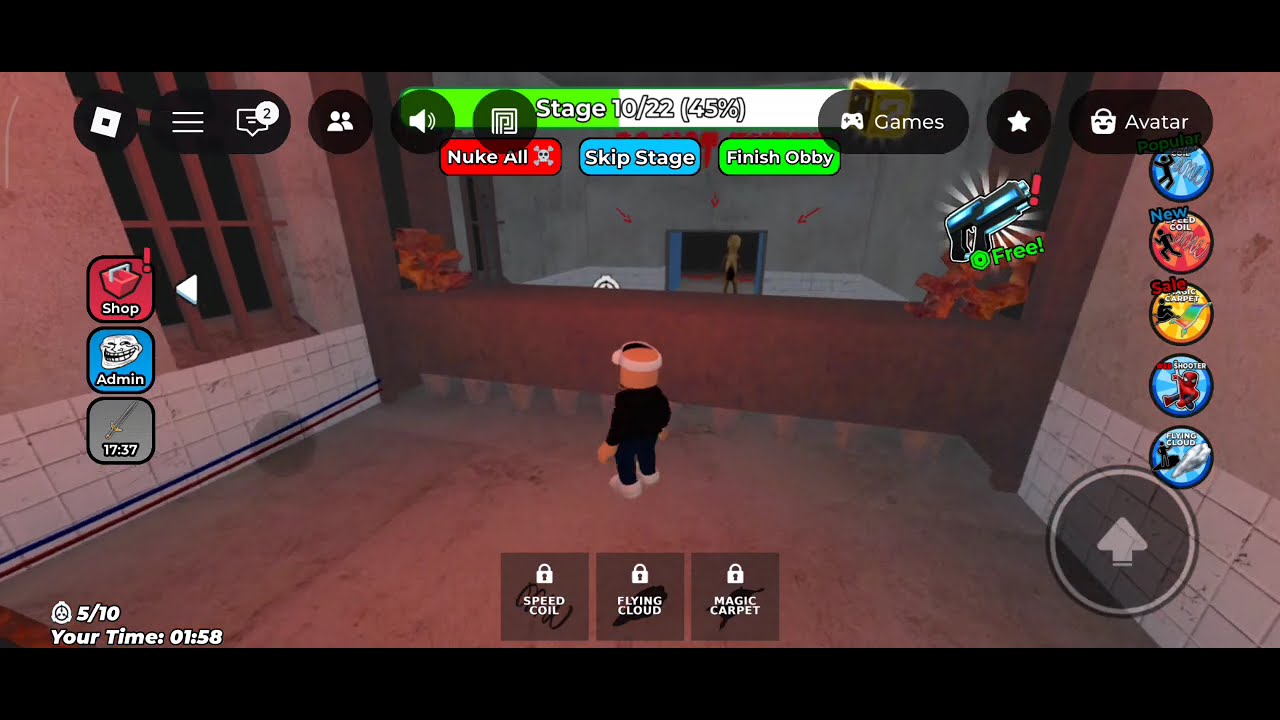 Roblox Run From SCP Monsters (Scary Obby)