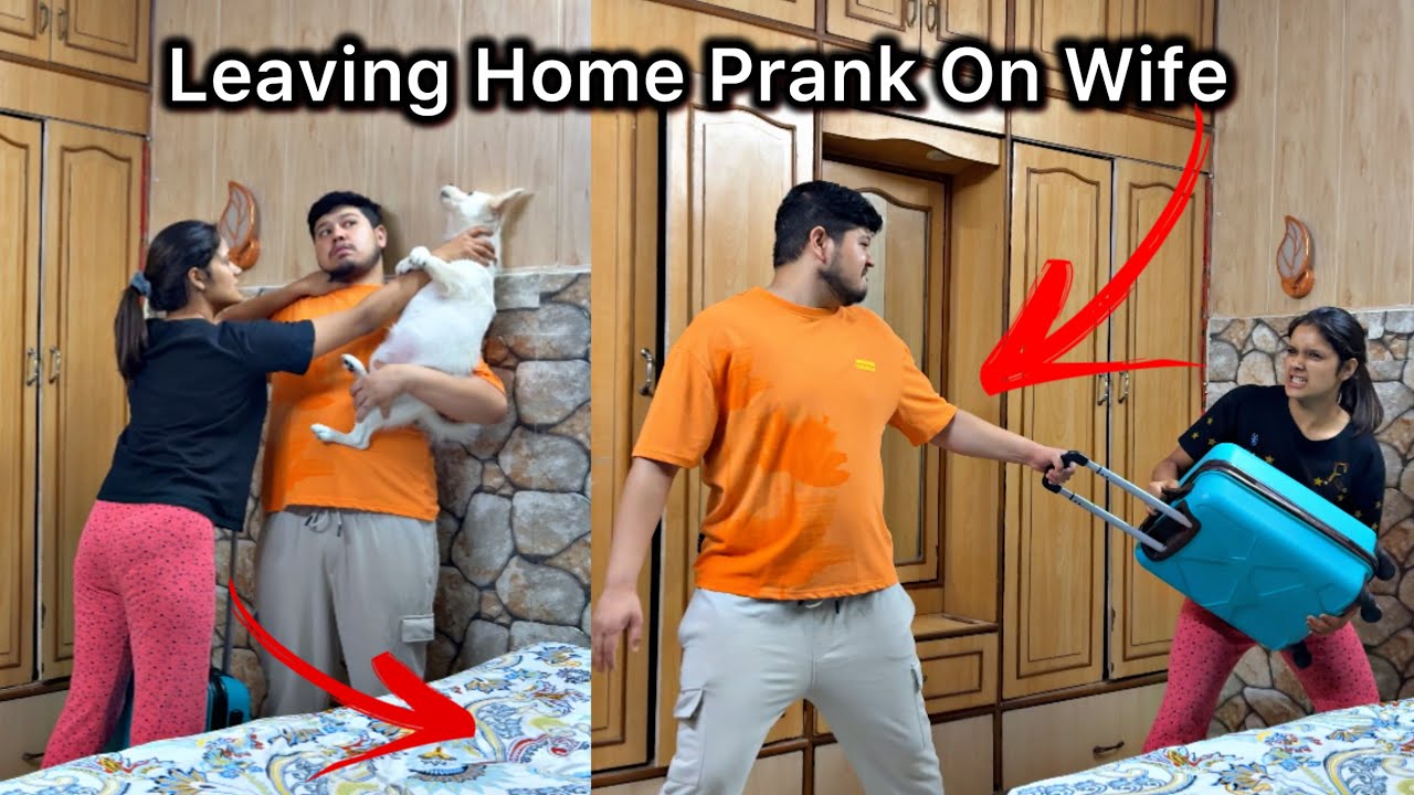 Leaving Home Prank On Wife || @NikkRichaVlogs
