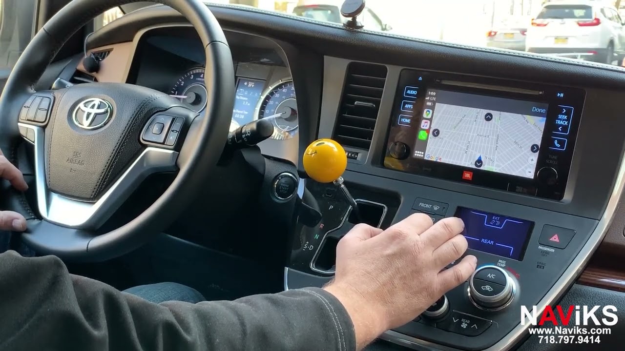 2015-2017 Toyota Sienna EnTune 2 Apple CarPlay & Android Auto (Wired & Wireless) + USB Media Player