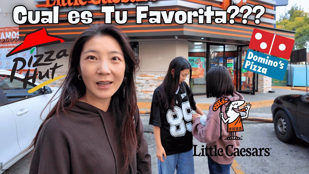 Cual es Tu Favorito? Tres Famosas Cadenas de Pizza 🍕