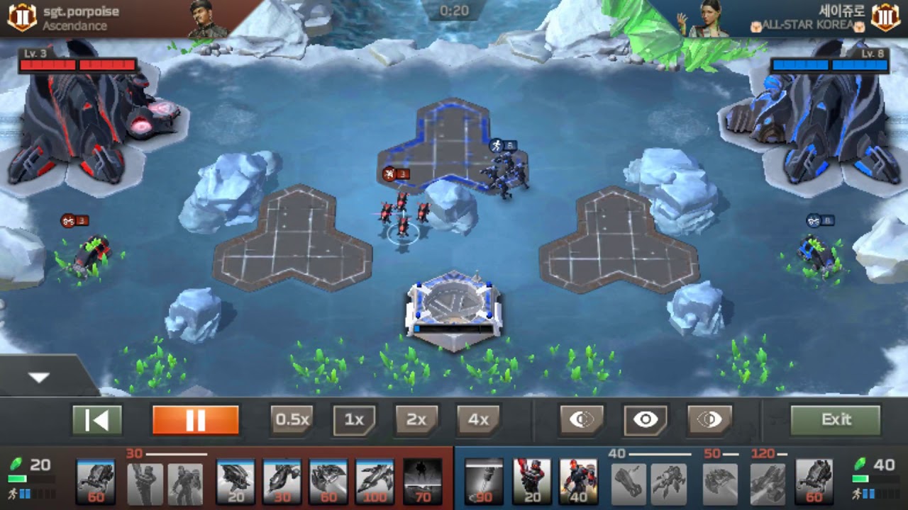 New laser drone gameplay! (Command and conquer rivals)