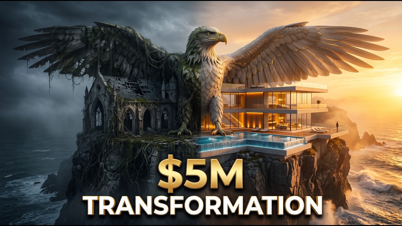 100-Year-Old Abandoned Eagle Castle Transformed Into a $5M Luxury Ocean Mansion