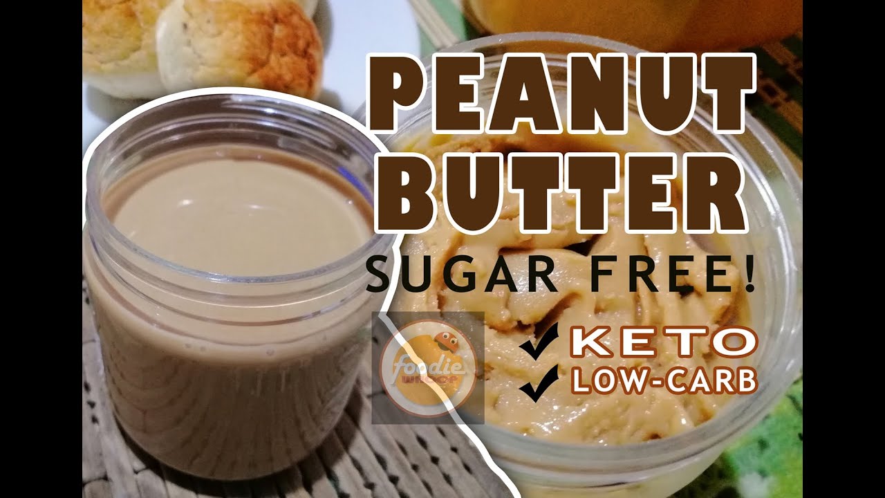 Homemade Keto Lowcarb Peanut Butter in 1 Minute using blender Only | FoodieWhoop