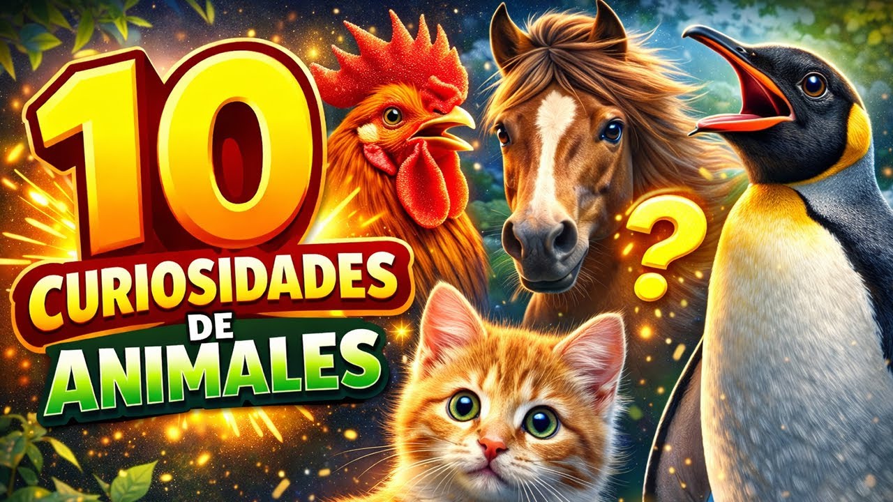 10 Curiosidades de ANIMALES que no sab&iacute;as ayer (Parte 1)  😲😯 BakanoTv