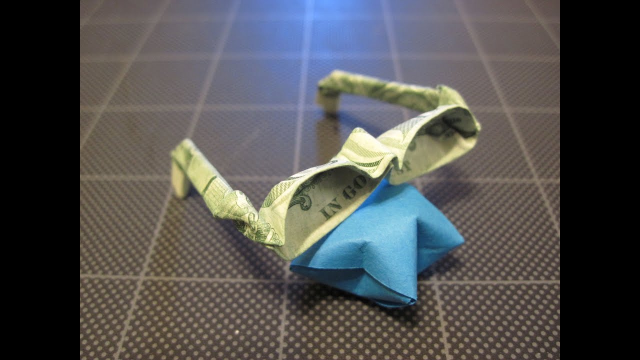 Dollar Origami Eyeglasses
