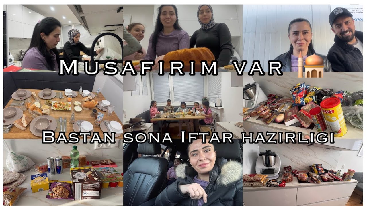 AVUSTURYADA AYLIK MARKET ALISVERISI❌ NELER ALDIM? ELTIMLERI IFTARA CAGIRDIK🕌NELER HAZIRLADIM? MENÜ?