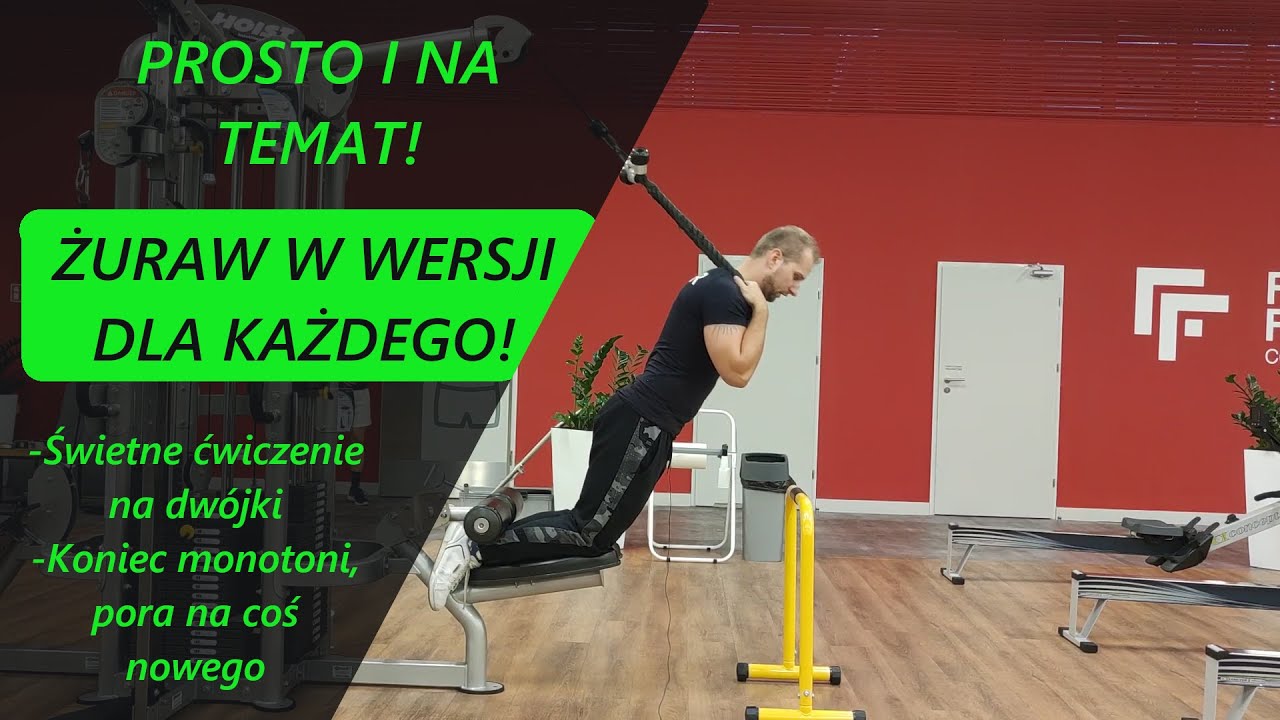 Prosto i na temat: Żuraw, łatwiejsza wersja, dla każdego. Ćwiczenie na dwójki.