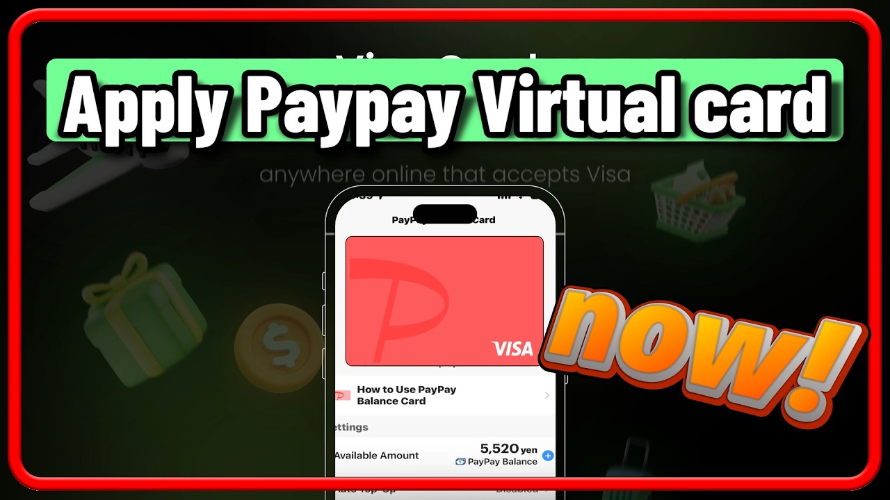Нет японской кредитной карты? Как получить виртуальную карту Visa от PayPay (пошаговая инструкция)