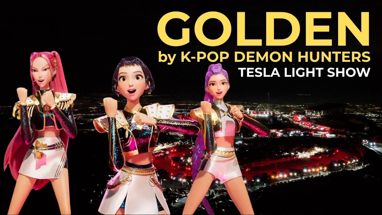 Tesla Light Show | Golden
