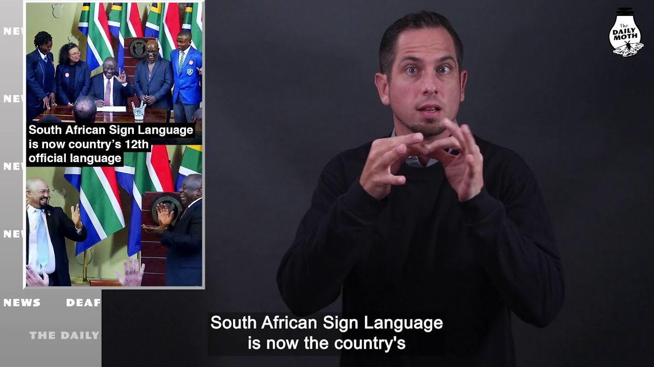 South African Sign Language is now country’s 12th official language