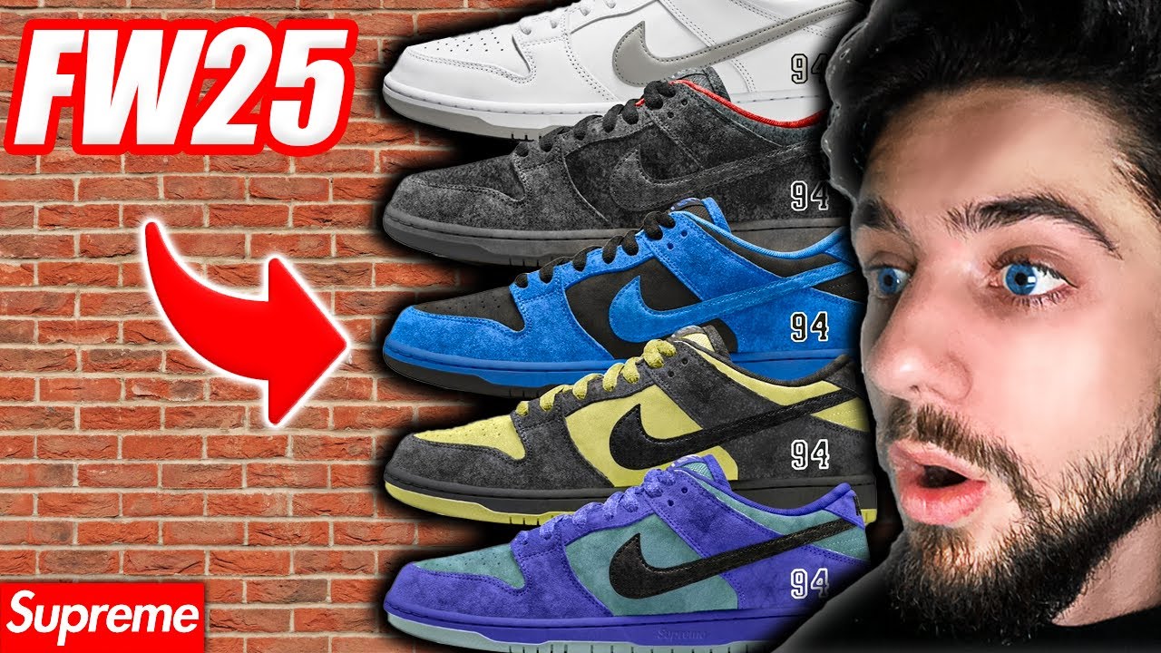 Supreme FW25: Dates, Predictions & Nike SB Dunks!