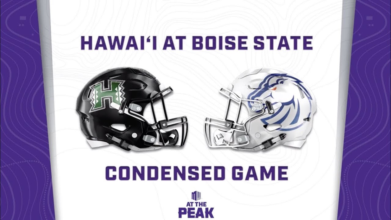 CONDENSED GAME: Hawai’i Rainbow Warriors at Boise State Broncos