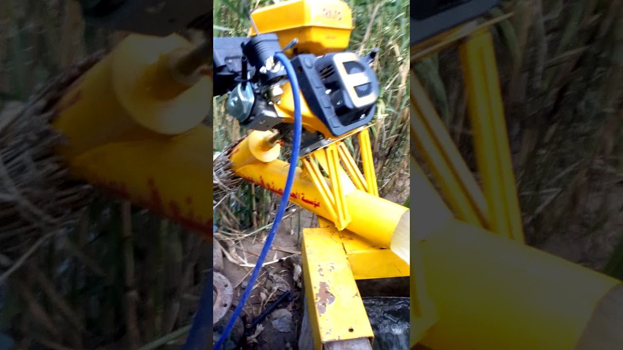 ماكينة رى اقتصادية بمحرك صغير على طرد 6 بوصة يعمل بالبنزين والغاز م احمد شعير 00201002642096