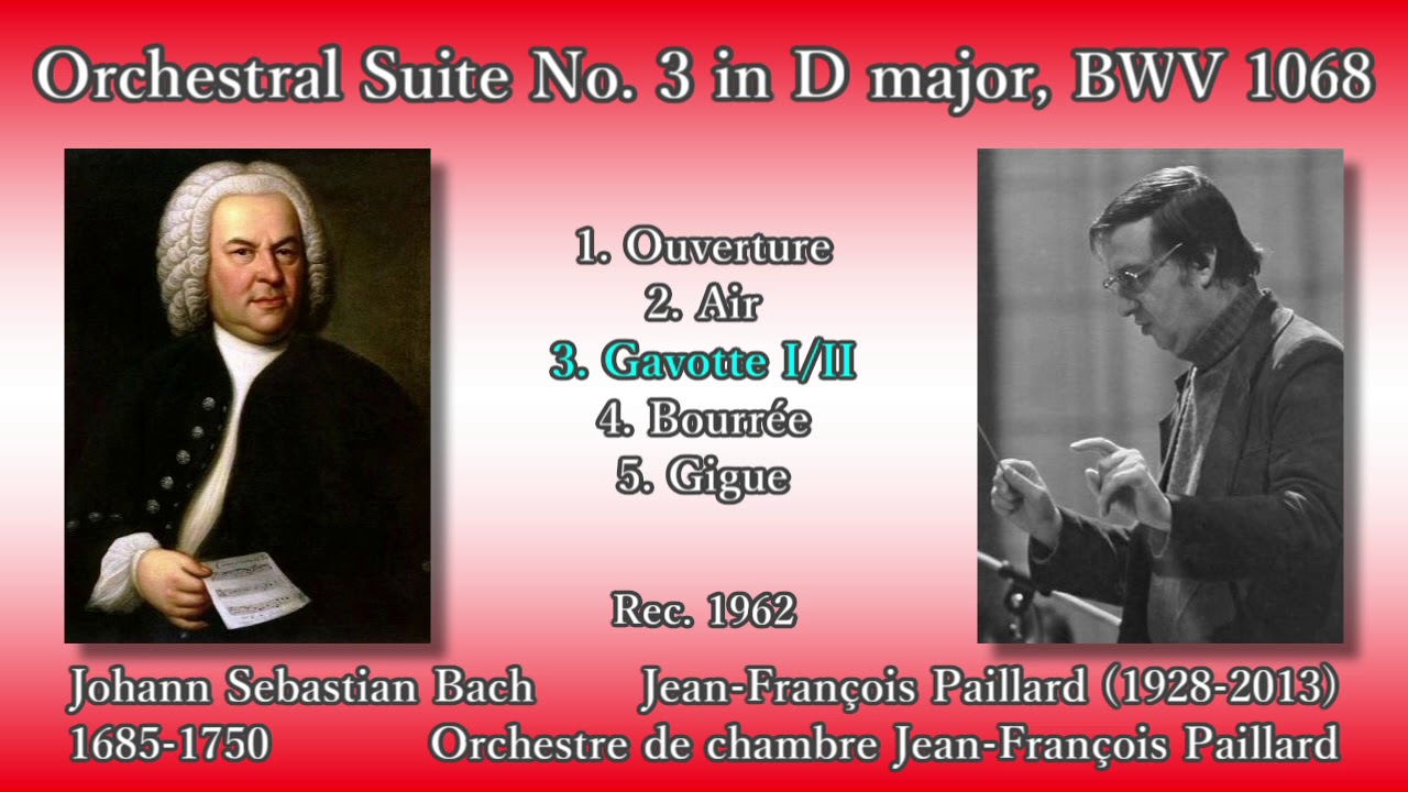 Bach: Orchestral Suite No. 3, Paillard (1962) バッハ 管弦楽組曲第3番 パイヤール