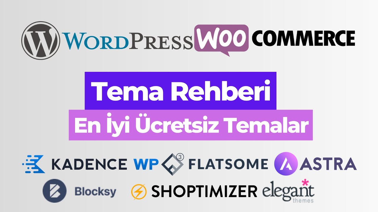 WordPress & WooCommerce için En İyi Temalar
