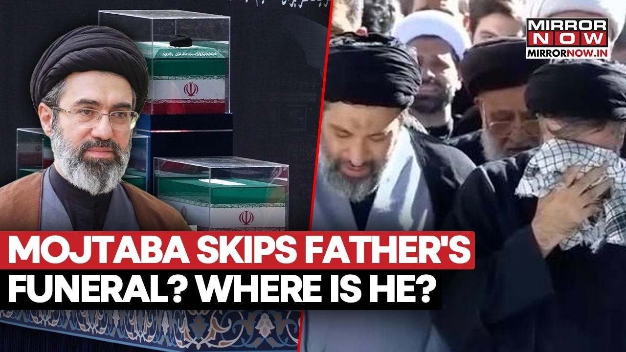 Mojtaba Khamenei Missing From Father's Funeral? Late Supreme Leader's 3 Sons Pray Beside His Coffin