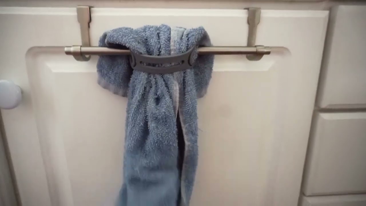 How to stop towels from dropping on the floor