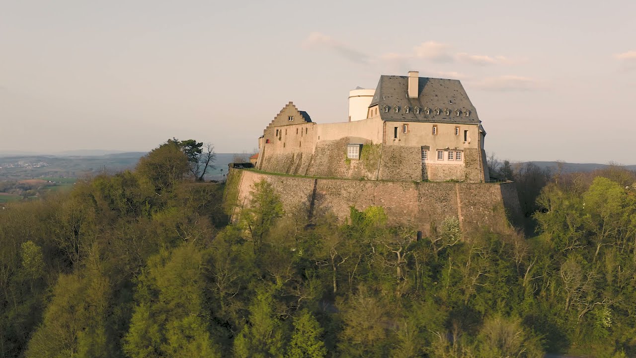 Veste Otzberg (Hesse, Germany) - 4K Drone Footage