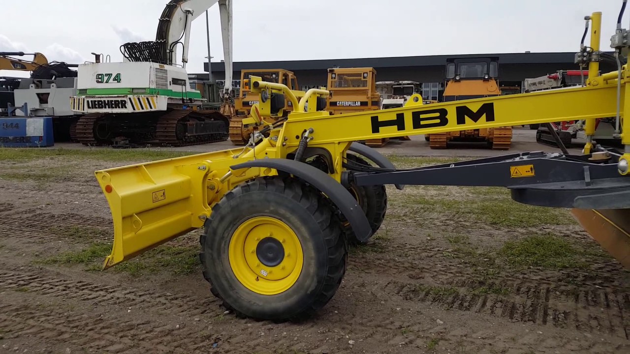 PRIMA Used Equipment : HBM BG110TA-4 Motor Grader, 2013