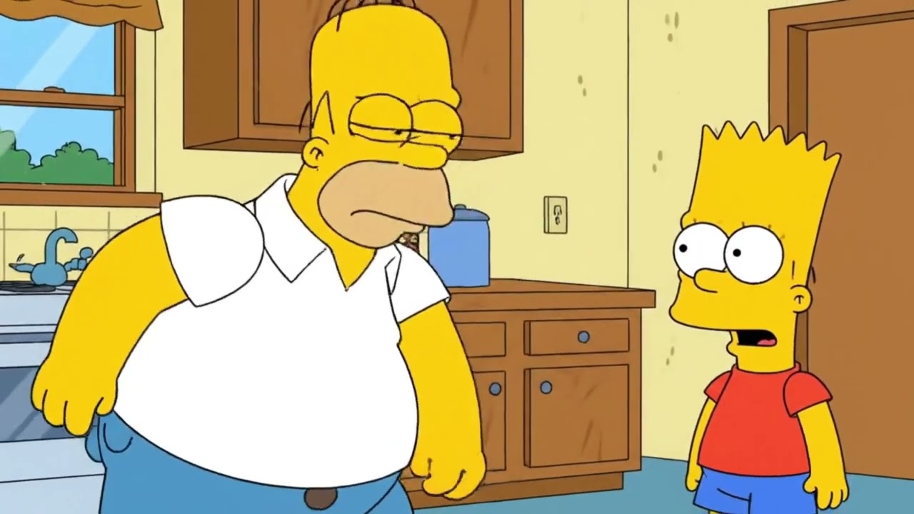The Simpsons: Homer Makes Pancakes with a Power Drill | Funniest Scene S34e3