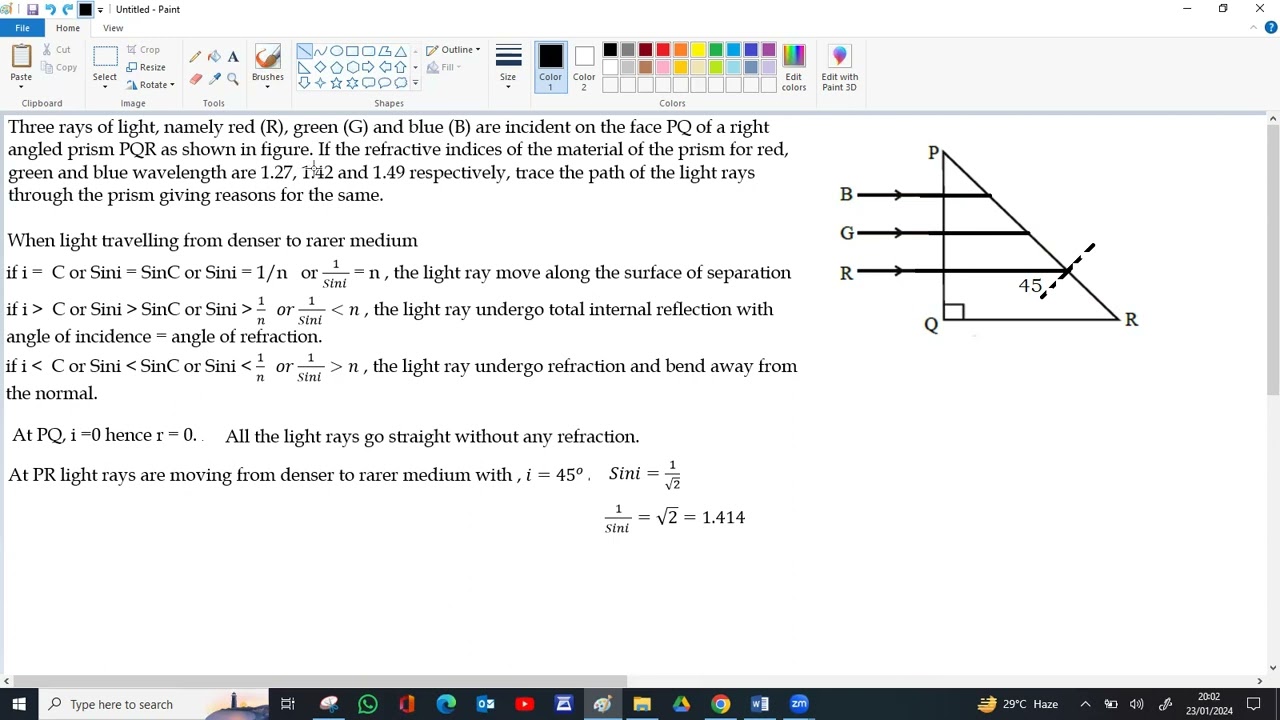 APPLICATIONS OF TOTAL INTERNAL REFLECTION