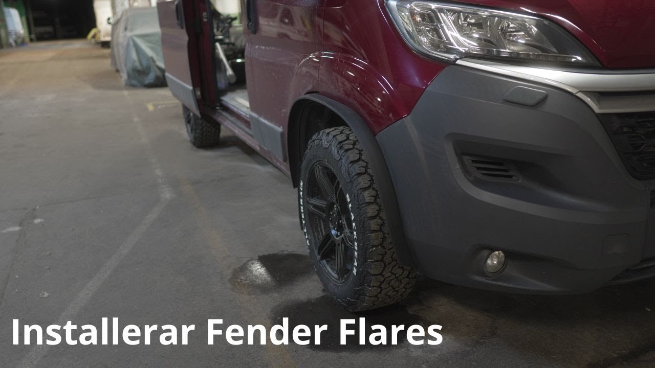 Bygga ny Campervan 2024 Del 8 - Installera Fender Flares