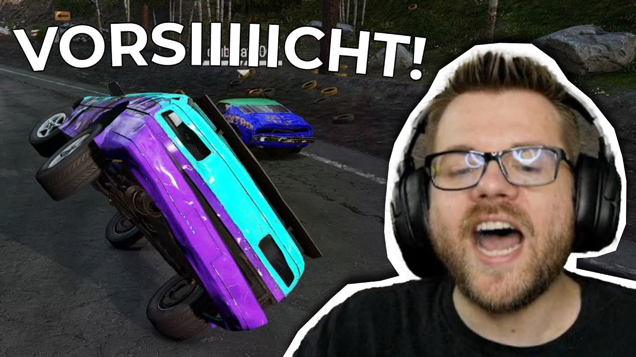 Chris braucht NUR 2 REIFEN! | Wreckfest