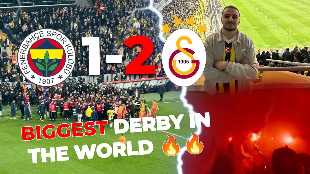 İLK DERBİM😣 İSTANBUL DRAMA 😱 FENERBAHÇE 💛💙 vs ❤️💛 GALATASARAY | Ziraat Türkiye Kupası ÇEYREK FİNAL