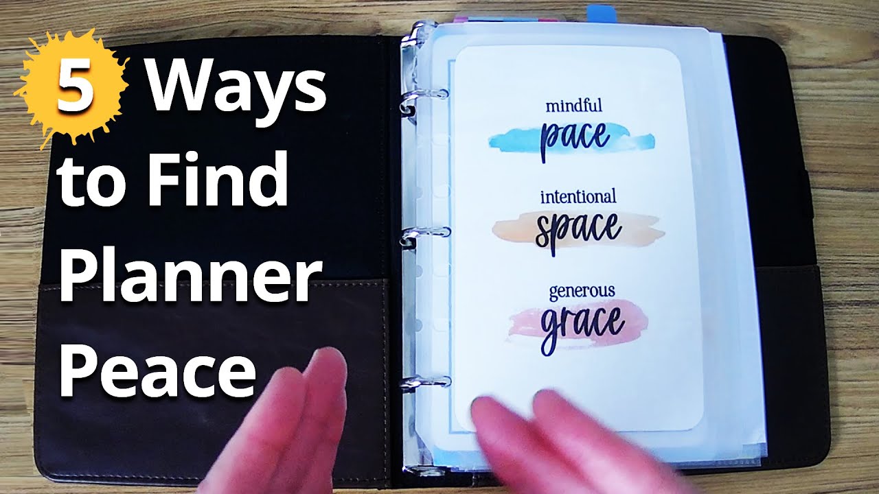 5 Ways I Created Planner Peace #plannercommunity #planner #plannerpeople |  ShannonMedisky.com
