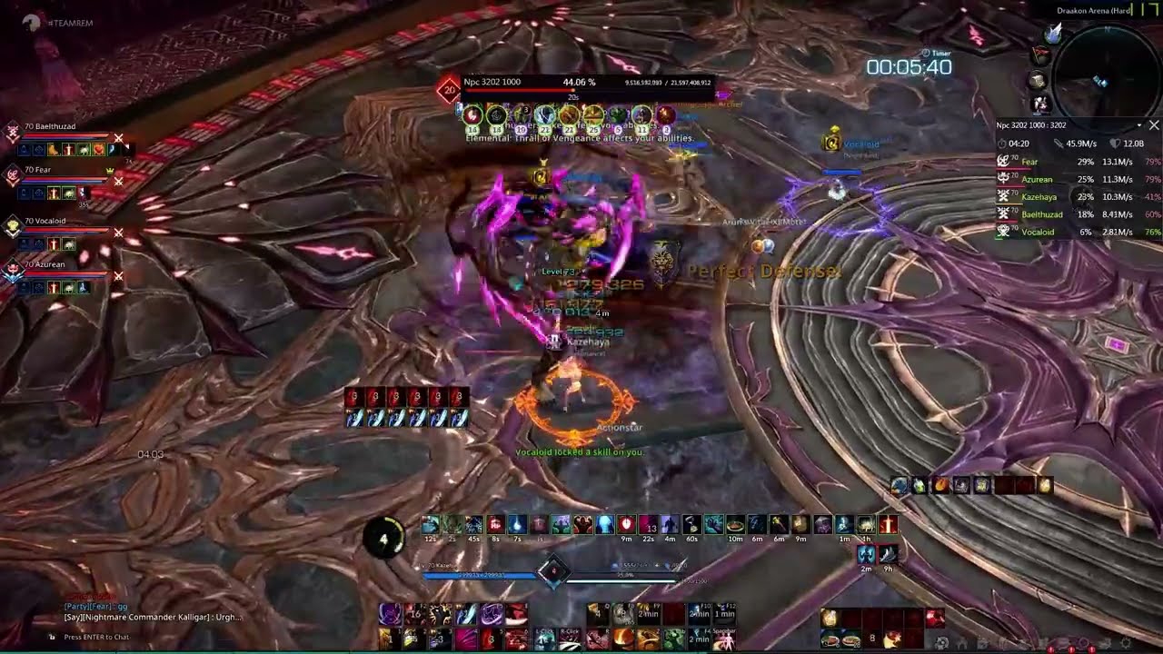 [TERA SEA] Draakon Arena Hard Mode - Warrior Tank POV