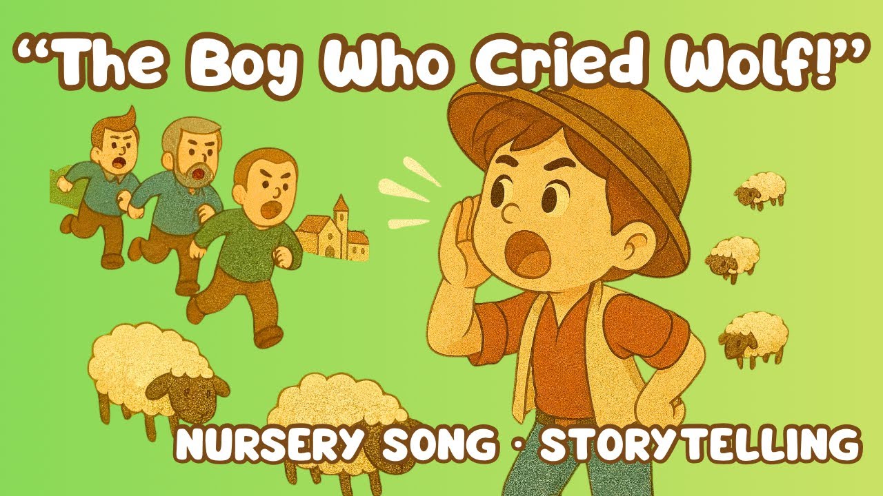 🐺The Boy Who Cried Wolf – 狼来了 | Children’s Song with English & Chinese Lyrics
