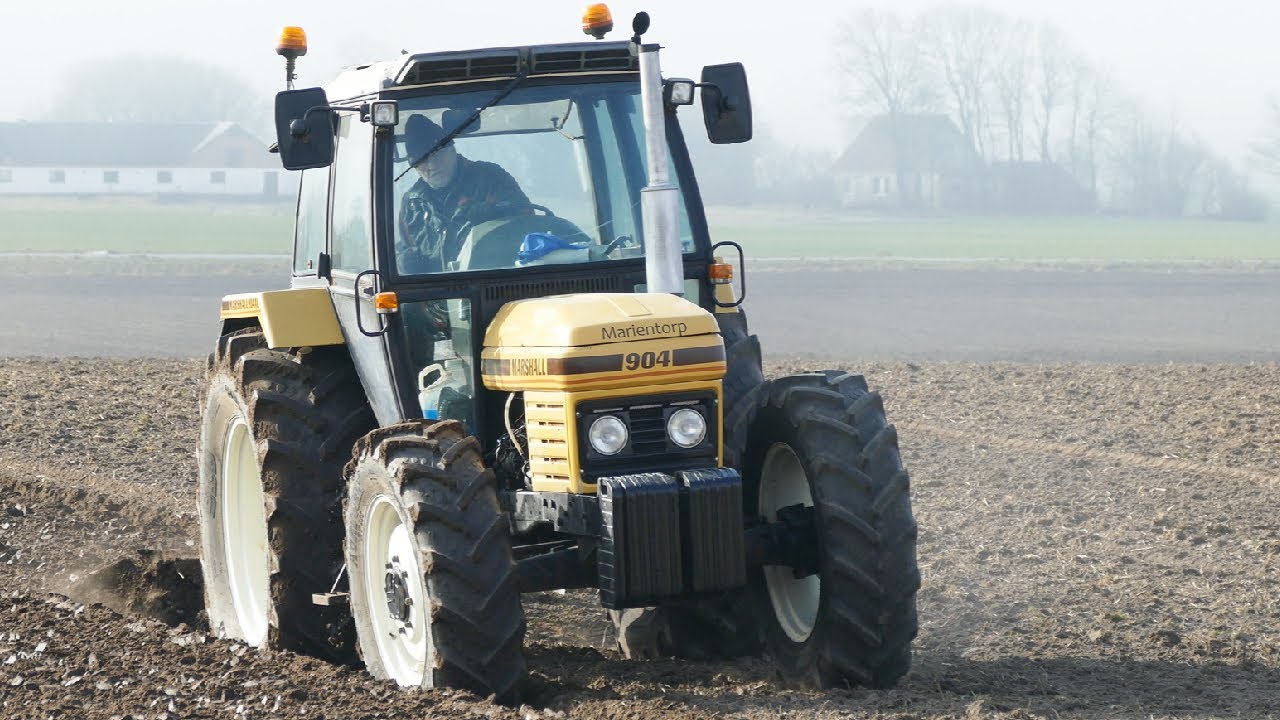 Marshall 904 Plowing With 5 Furrow Plow