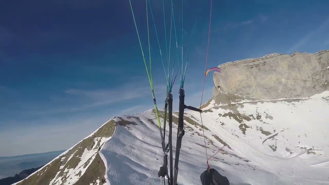 Parapente à Leysin le 18.02.23
