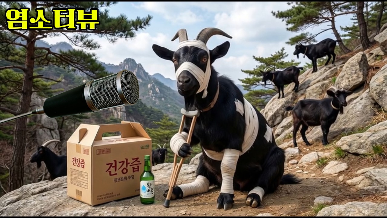 [염소터뷰 : 쥬터뷰 패러디] 염소 주제로 갱상도 버전 패러디 해봤어예. 재미로만 봐주이소 #쥬터뷰