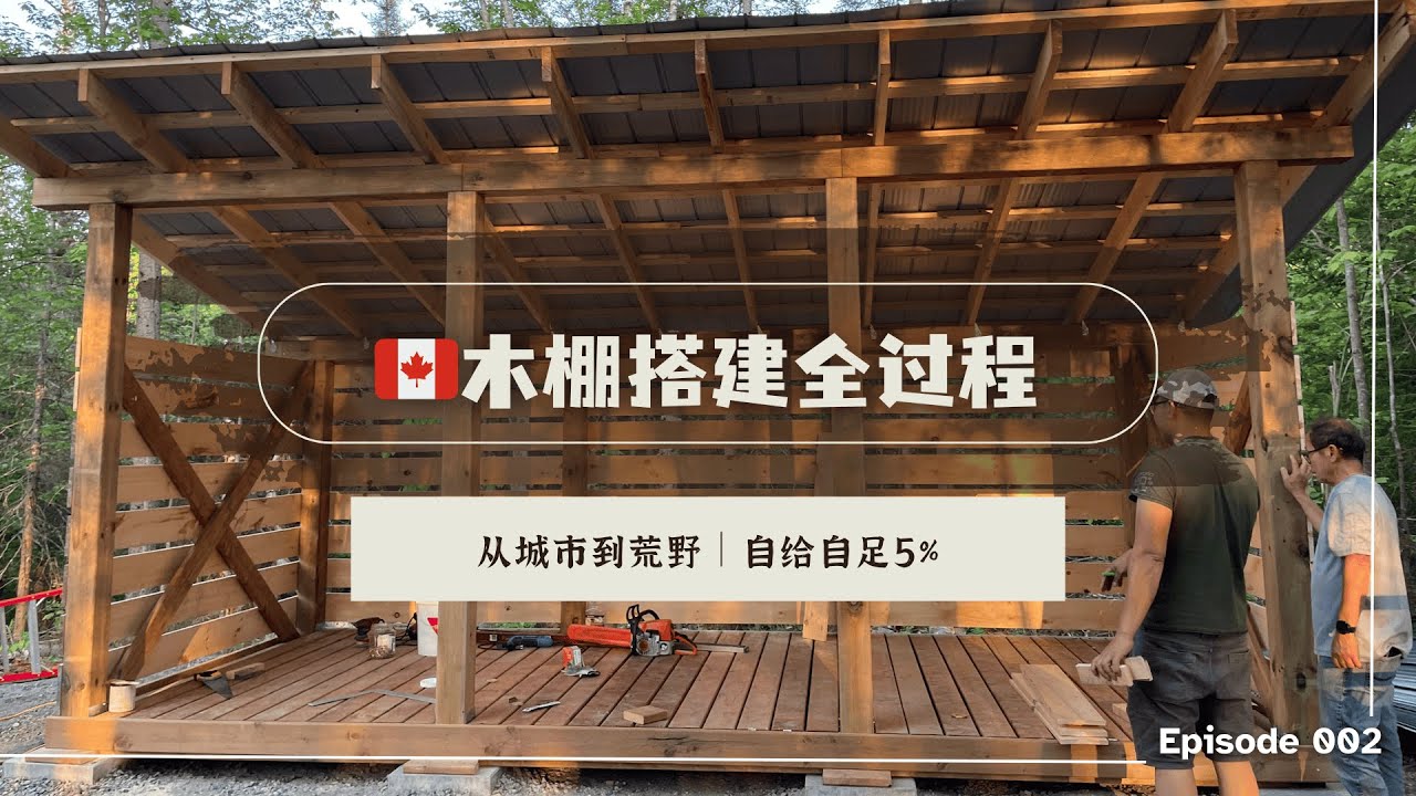 Ep002 | 21岁来到加拿大｜31岁搬到🇨🇦荒野自建木棚