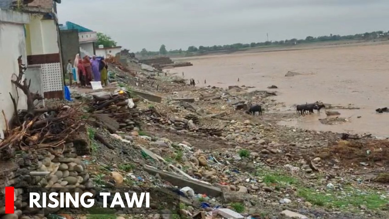 Rising Tawi Revives Last Year's Flood Fears; Beli Charana Residents Seek Relocation