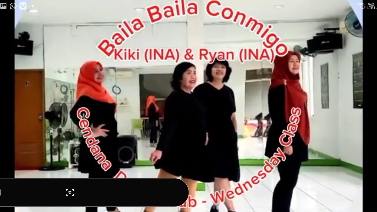 Baila Baila Conmigo - Line Dance//Demo//Choreo: Kiki (INA) & Ryan (INA)
