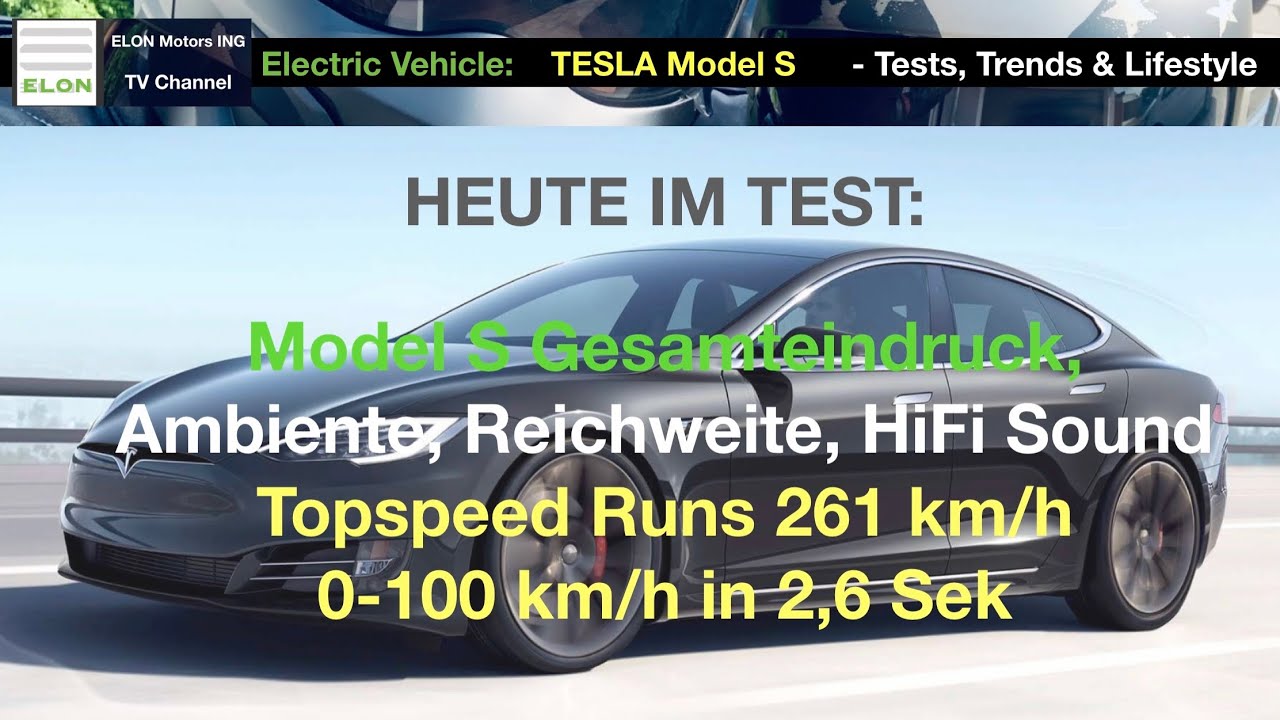 Test TESLA Model S Perfo RAVEN