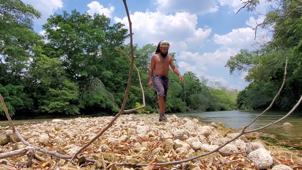 River jogging while under quarantine #BelizeanFitness