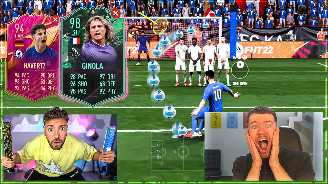 FIFA 22: WENN ICH DU WÄRE DISCARD BATTLE 🔥🔥 FREISTOß Challenge Proownez vs Wakez !!