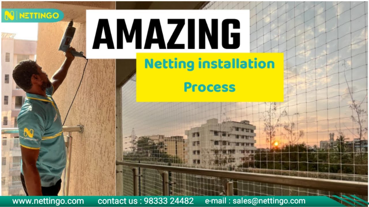 Bird Netting installation | Pigeon Netting | Safety netting | by NETTINGO