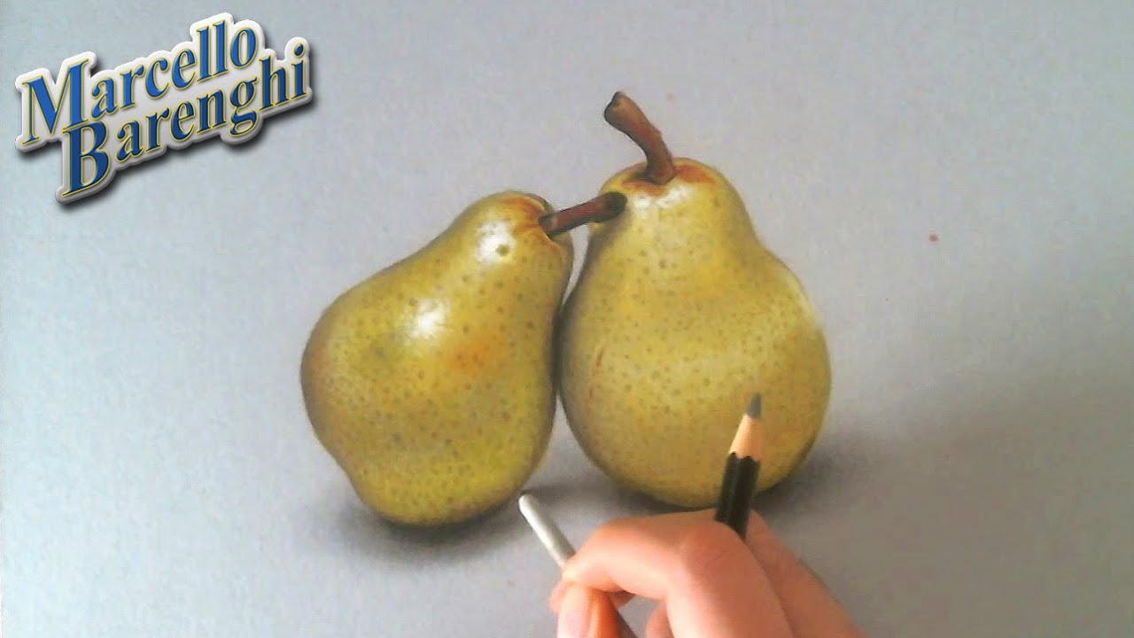 Two Pears Speed Drawing