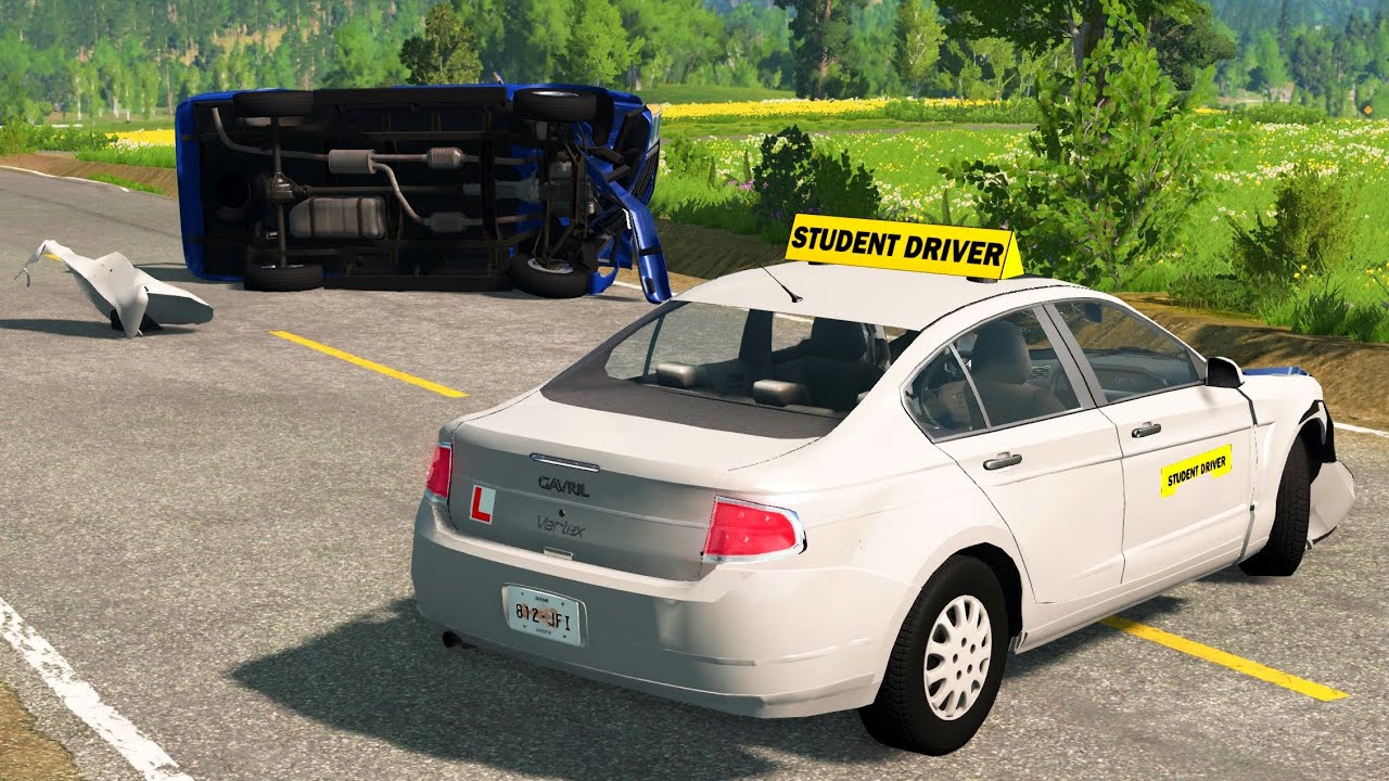 Student Driver Fails & Crashes 11 | BeamNG.drive
