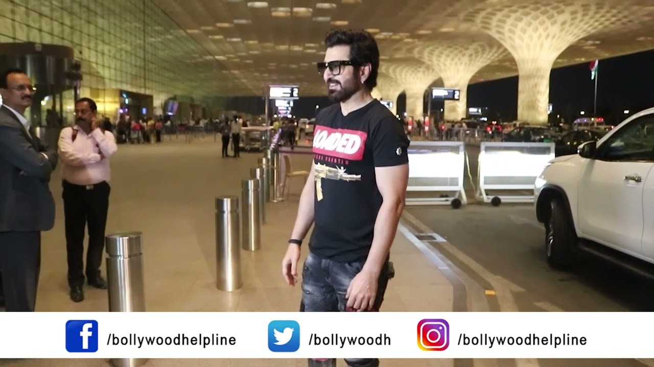 Actor Jeetendra Madnani Bengal Tiger Spotted At Airport Departure