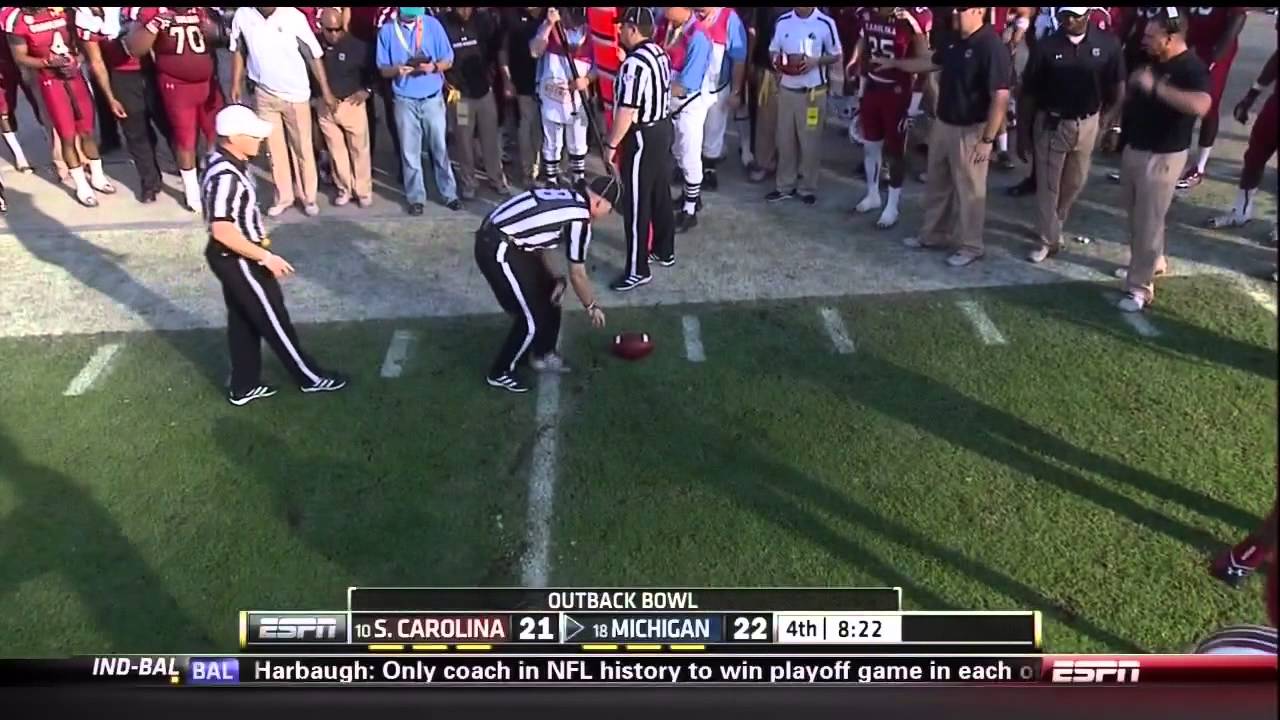2013 USC vs Michigan - Fourth Down Blown Call