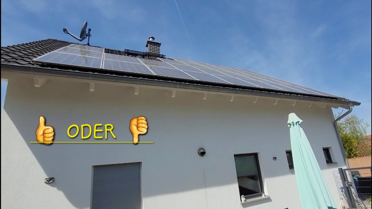 Photovoltaikanlage mit Ost West Ausrichtung nach 8 Jahren die Auswertung. PV Anlage mit 15,25 KW