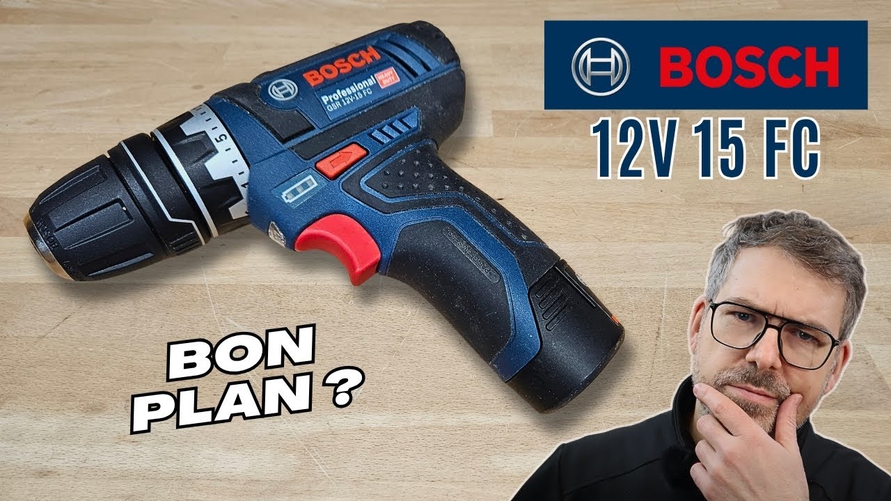 Perceuse visseuse Bosch Pro GSR 12V 15 FC : TEST / AVIS