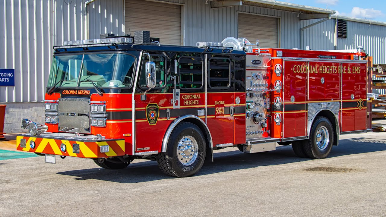 Walk Around of Colonial Heights Fire's Custom Typhoon Pumper - SO145117