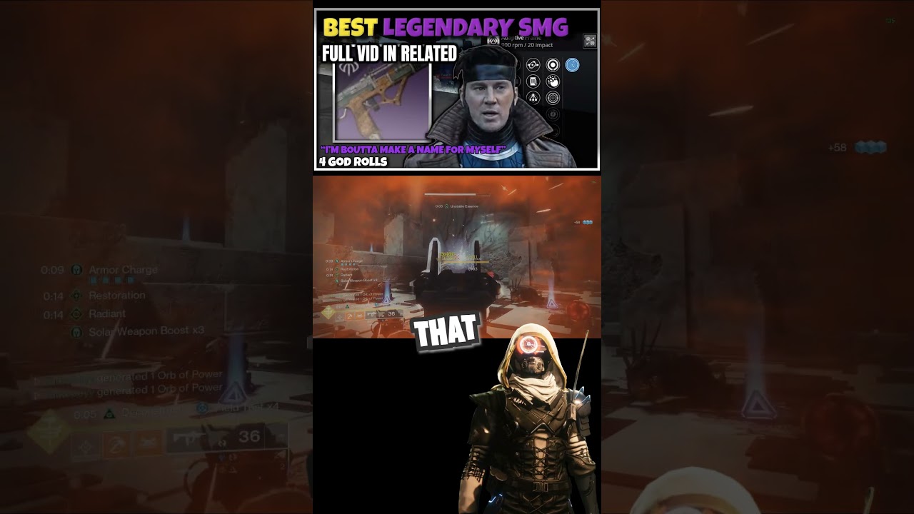 Best Legendary SMG in Destiny 2!!! Fight Me! #thefinalshape #destiny2 #destiny2builds